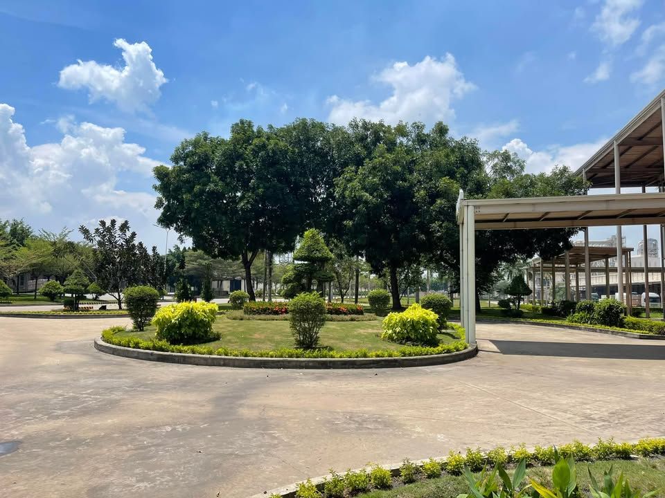 Khuôn viên khu xử lý nước thải 2.000 m³/ngày