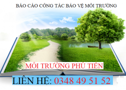 BÁO CÁO CÔNG TÁC BẢO VỆ MÔI TRƯỜNG ở Yên Thủy - Hòa Bình